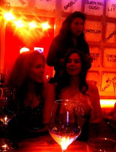 Girls having a good time with great wine