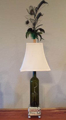 Lg Wine Bottle Lamp
